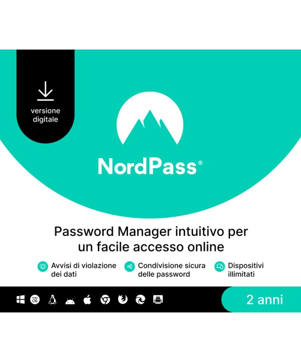 NordPass Premium IT 2 Jahre / Unlimited Devices Key EUROPE